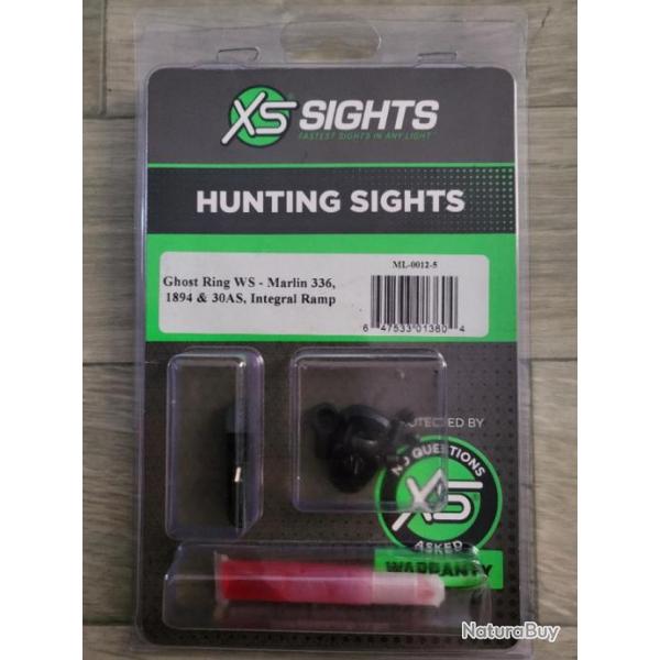 Vise ghost ring xs sights Marlin 336 et 1894