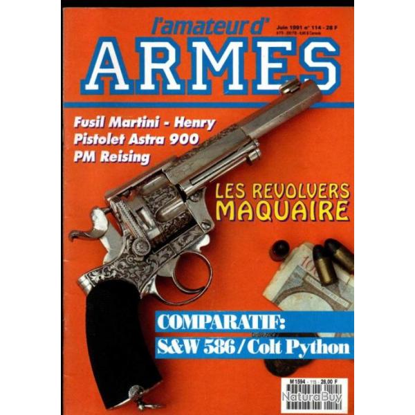 l'amateur d'armes 115 , rvolvers maquaire, armes lourdes waffenfabrik mauser part 2 mg-81,