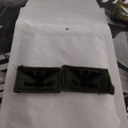 Lot de grades armée us officier COLONEL tissus original