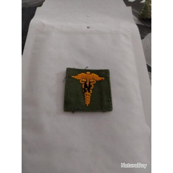 Collars officier arme us NURSE MEDIC kaki jaune original1