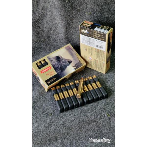 Lot de 3 botes de munitions en cal 300 Win Mag 11,7g.180gr Norma Bond strike. Extra long range.