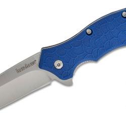 Couteau Kershaw Oso Sweet A/O Blue Manche GFN Lame Acier 8Cr13MoV Liner Lock Clip KS1830BLU