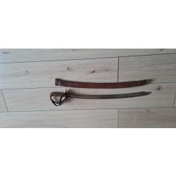 SABRE D ABORDAGE LAME MILSCO FOURREAU EN CUIR