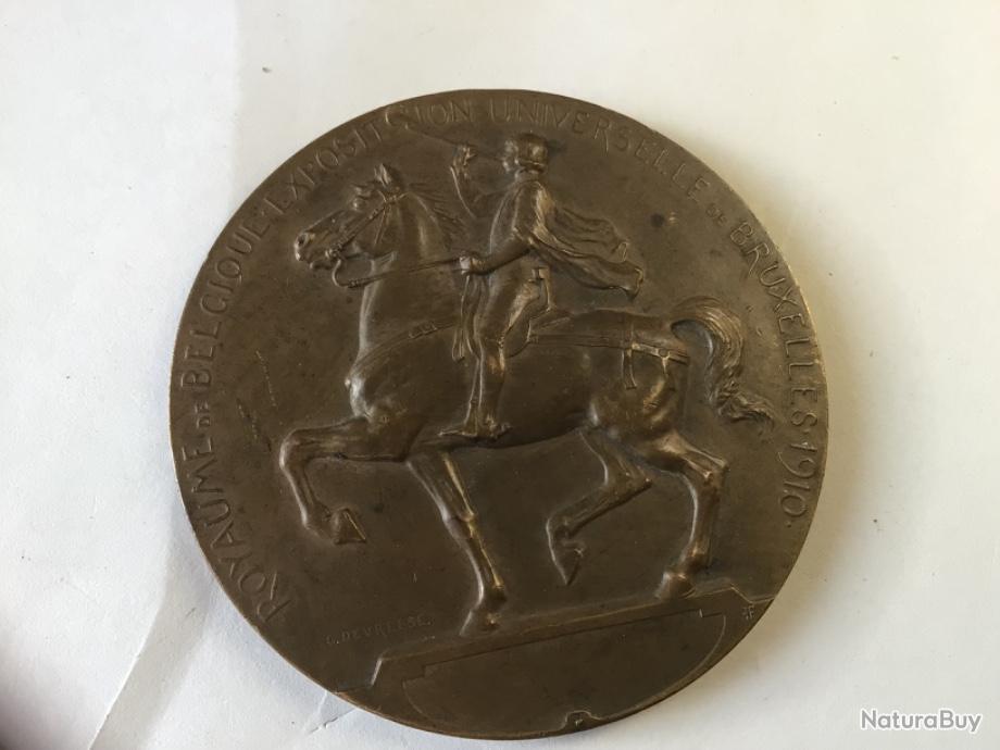 BELGIQUE - ROYAUME DE BELGIQUE - LÉOPOLD II Médaille de l'Exposition