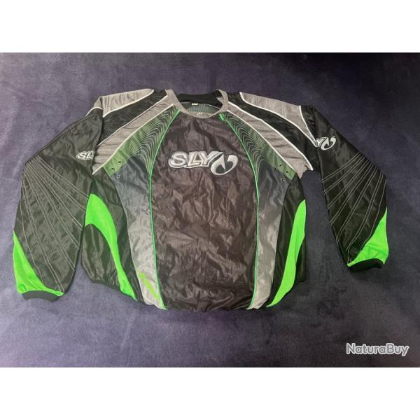 sweat sly s11 pro merc jersey marque de paintball taille l