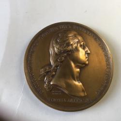 VENDU PAR LE-CUIRASSIER BELLE MÉDAILLE BRONZE GIORGIO WASHINGTON COMITA AMERICANA 1801/1900