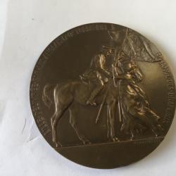 VENDU PAR LE-CUIRASSIER BELLE MÉDAILLE BRONZE LILLE DÉLIVRÉE PAR LES ANGLAIS 1918