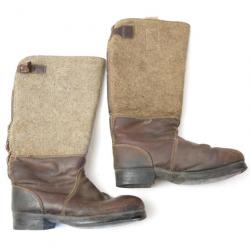 Bottes  originales Allemandes  front de l'est ref bo 455