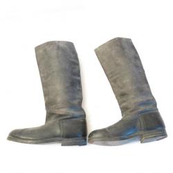 Paire de bottes cuir originales Allemandes  WH ref bo36