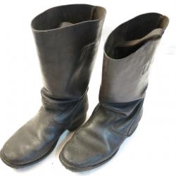 Paire de bottes troupes en cuir originale Allemandes WH ref bo80