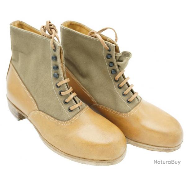 Bottes basses Allemandes de l'Afrika Korps T-41 Repro