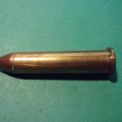 1 Munition en 45-70 GOVT, Hornady étui laiton, balle cuivre pointe plastic rouge