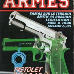 l'amateur d'armes 76 pistolet de marine 1870, pa s&w mod 645, mélior 6,35, rotovolver noel et gueury