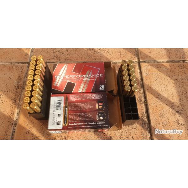 Cartouches Hornady SST (Super Shock Tipped). 270 win 140gr