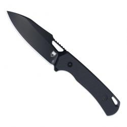 Couteau de Survie Cobratec Wolverine Black Lame Acier D2 Manche G10 Etui Kydex CBTFBWLBK