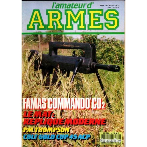 l'amateur d'armes 69 famas commando co2, armeur manuel de wurger, rvolver le mat, 7,92 kurz,