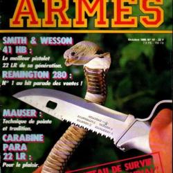 l'amateur d'armes 47 mauser paul et wilhelm , lance grenades franchi ap/av 700, smith et wesson mod.