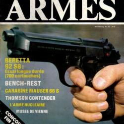 l'amateur d'armes 31 beretta 92 sb, l'arme nucléaire , bench rest, pistolet thompson center arms