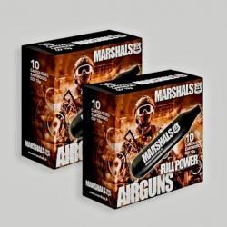 RÉDUCTION! PACK PNA / MARSHALS PACK 2 FOIS 10 SPARCLETTES CO2 12G BLACK POWER!