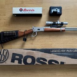 Pack Rossi Puma 44 mag + rail picatinny + lunette Burris + red dot + porte cartouche cuir NEUVE