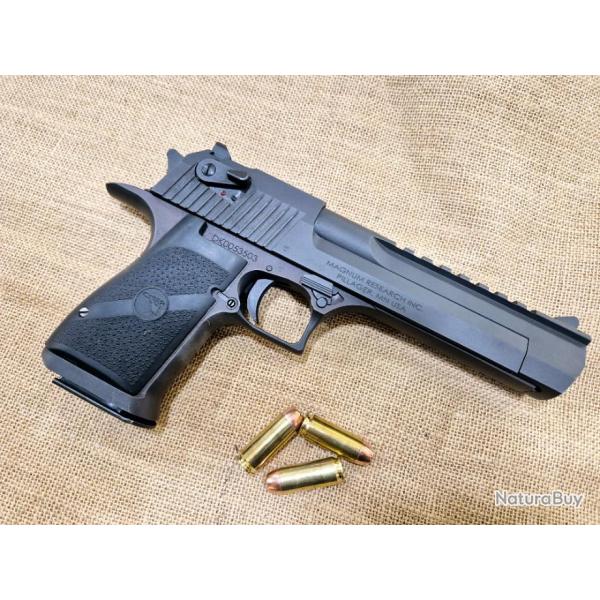 Pistolet DESERT EAGLE Noir 6" Cal 50 AE OCCASION EN STOCK