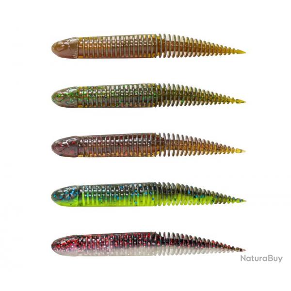 Leurre SAVAGE GEAR Ned Dragon Tail Slug 7,2cm Clear Water Mix