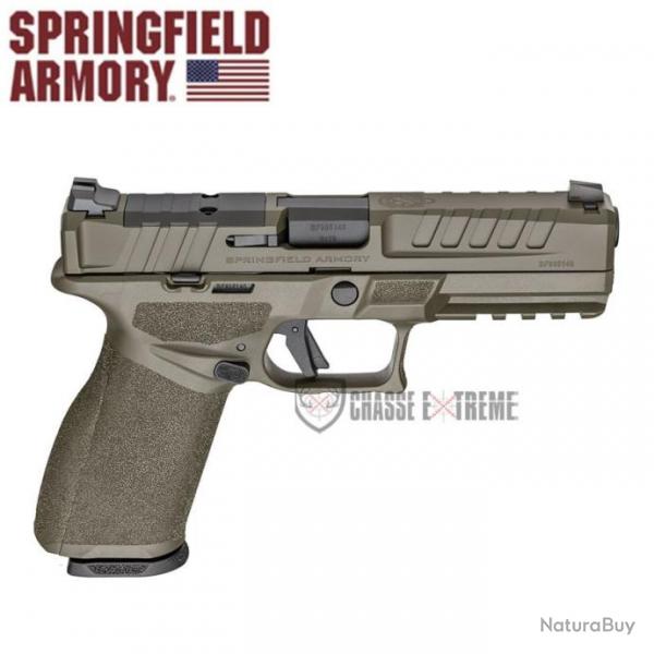 Pistolet SPRINGFIELD ARMORY Echelon U-Notch Sights 4.5'' Cal 9x19mm OD Green