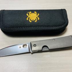 Couteau Spyderco Swayback titane