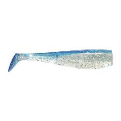 DELALANDE LOT DE 10 CORPS SWAT SHAD 11CM - ARGENT PAILLETE DOS BLEU