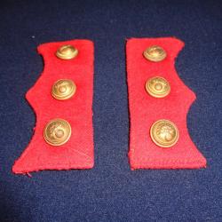 vareuse bas de manches avec boutons infanterie WW1-WW2