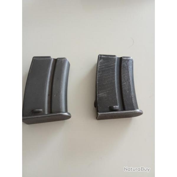 2 chargeurs MAS 45 calibre 22lr