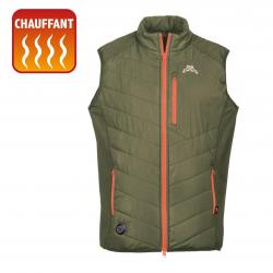 Gilet chauffant hybride ProHunt - Kaki - 4XL