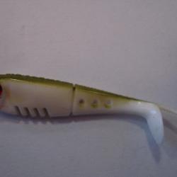 DELALANDE LOT DE 10 BABY BUSTER SHAD 5CM - BLANC NACRE DOS AYU