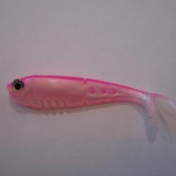 DELALANDE LOT DE 10 BABY BUSTER SHAD 5CM - BLANC NACRE DOS ROSE