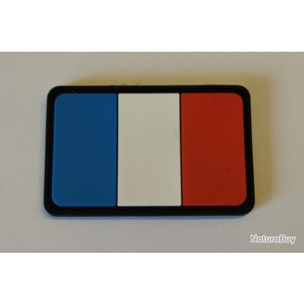 Patch drapeau France PVC velcro