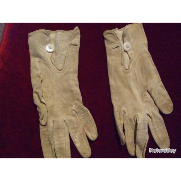 Paire de gants pour Officiers de l'Arme Franaise .Lot N  5 .