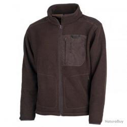 VESTE POLAIRE SHERPA SOMLYS MARRON