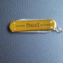 PETIT CANIF  DE POCHE  " MONTRE PIAGET  /  VICTORINOX   "