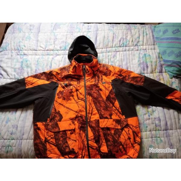 veste de chasse xpo light camo orange