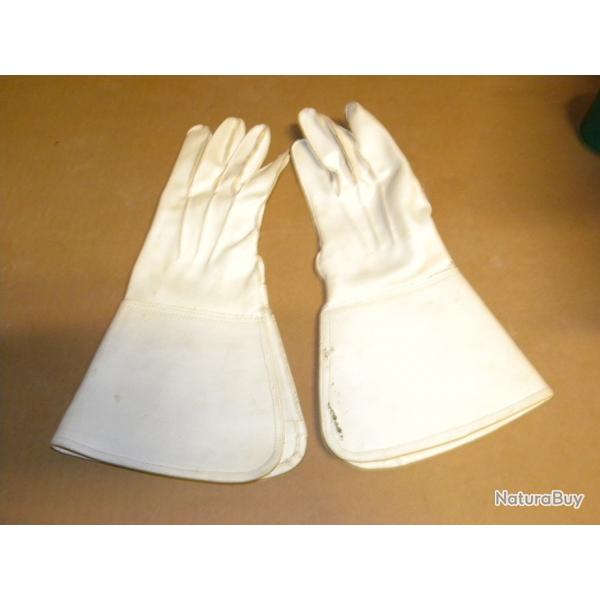 GANTS BLANCS MOTARD  MILITARIA GENDARMERIE