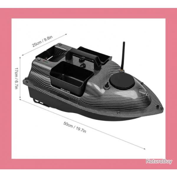 Bateau Amorceur Noir (port gratuit)