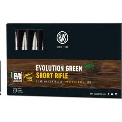 Balles de Chasse Short Rifle RWS Evolution Green .308 Win.