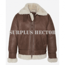 Blouson US Cuir Bombardier B3 Cognac Schott