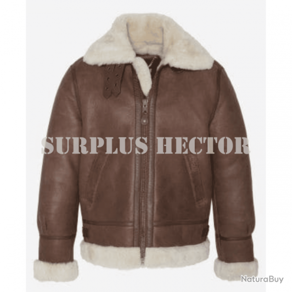 Blouson US Cuir Bombardier B3 Cognac Schott