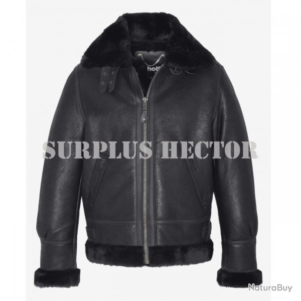 Blouson US Cuir Bombardier B3 Noir Schott