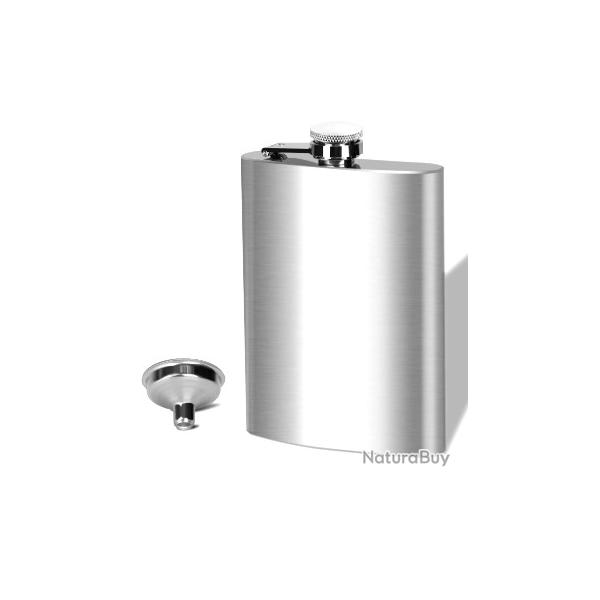 flasque inox 120 ml + 6 godets inox 30 ml