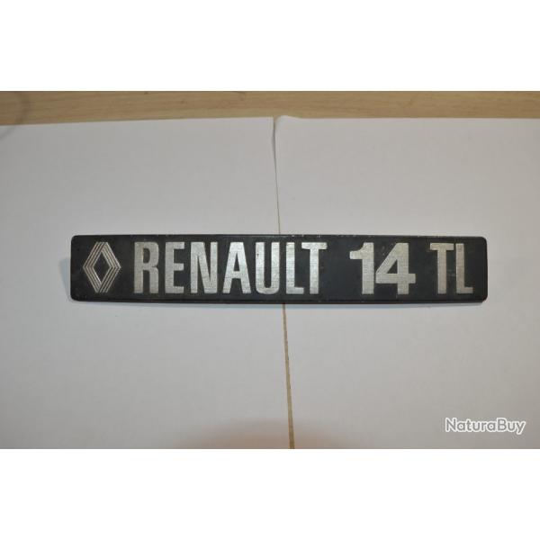 Logo / Sigle  Hayon Alu Voiture Ancienne Renault 14 TL (20)