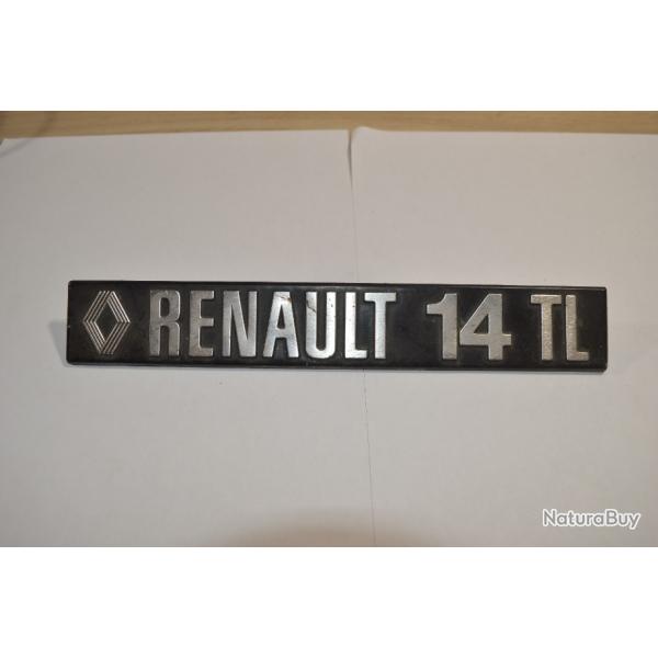 Logo / Sigle  Hayon  Voiture Ancienne Renault 14 TL (20)