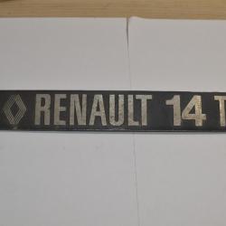 Logo / Sigle  Hayon  Voiture Ancienne Renault 14 TL Véhicule Ancien  (20)