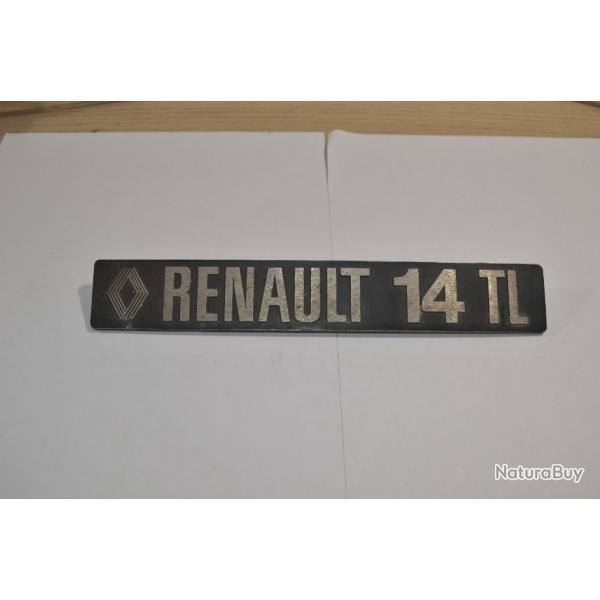 Logo / Sigle  Hayon  Voiture Ancienne Renault 14 TL Vhicule Ancien  (20)